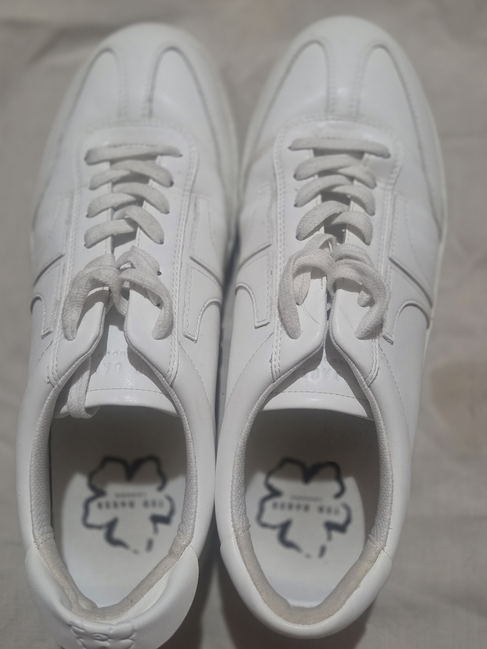 Ted Baker Men's White Leather Casual Sneakers